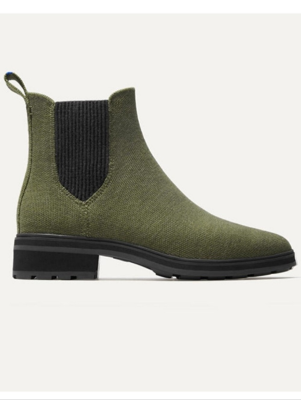 Rothy ́s The Lug Chelsea Ankle Boot Forest Green women ́s SZ 9 Shoes NIB
